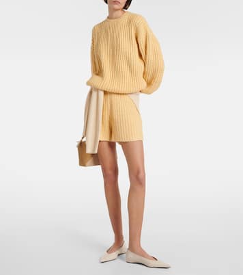 Pullover in maglia di seta a coste | Loro Piana