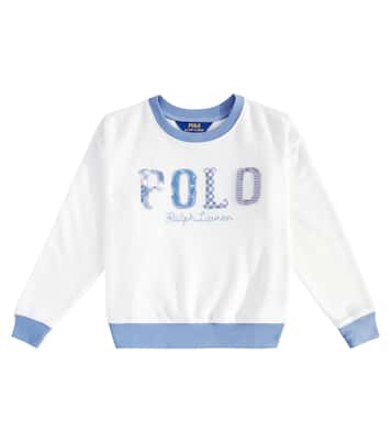 Sweat-shirt en coton mélangé | Polo Ralph Lauren Kids