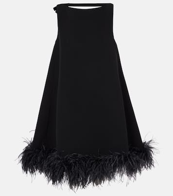 Abito corto con piume | Valentino