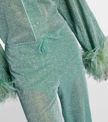 Hose Lumière Plumage mit Federn | Oséree