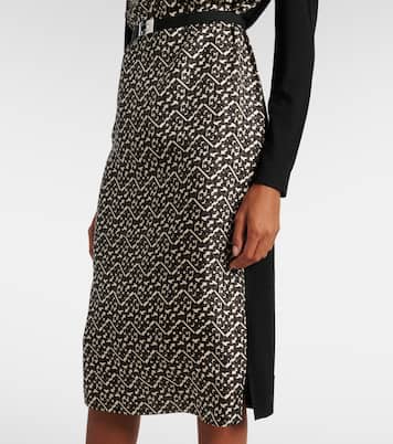 Abito midi in lana con seta | Tory Burch