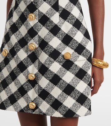 Robe en tweed de coton mélangé | Balmain