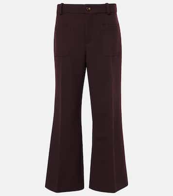 Weite Cropped-Hose aus Wolle | Chloé