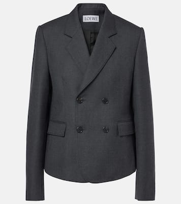Cropped wool blazer | Loewe
