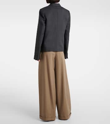 Cropped wool blazer | Loewe