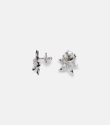 Orecchini in oro bianco 18kt con diamanti | Kamyen