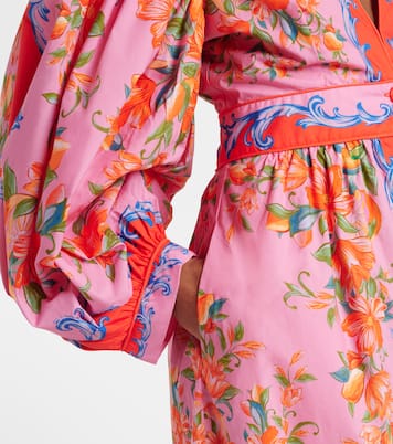 Sicily Flowers cotton shirt dress | Farm Rio