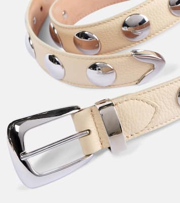 Cintura Benny in pelle con borchie | Khaite