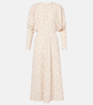 Bedrucktes Midikleid Dolman | Victoria Beckham