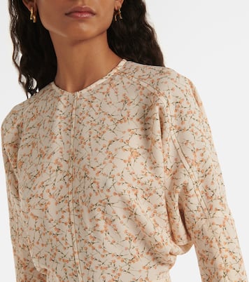 Bedrucktes Midikleid Dolman | Victoria Beckham