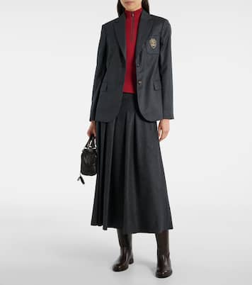 Wool turtleneck top | Brunello Cucinelli