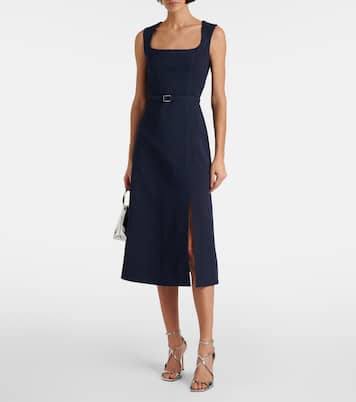 Abito midi Pinah in misto cotone bouclé | Emilia Wickstead