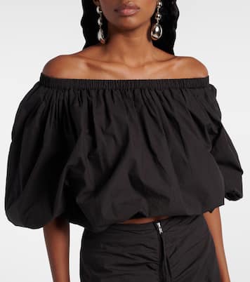 Top Bertille à encolure bardot en coton | Marant Etoile