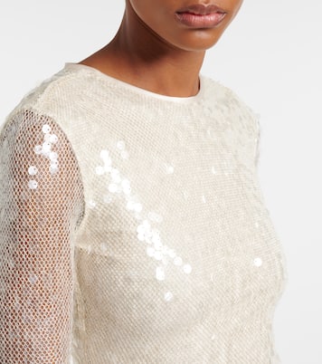 Sequined open-back gown | David Koma