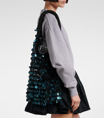 Sequined mesh tote bag | JW Anderson