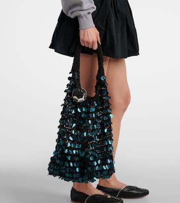 Sequined mesh tote bag | JW Anderson