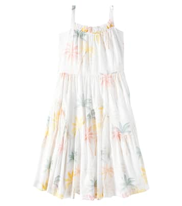 Printed cotton dress | Chloé Kids