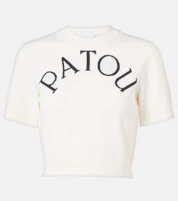 Cropped-Top aus einem Wollgemisch | Patou