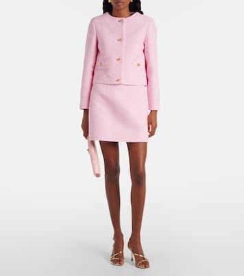 Minigonna in tweed di misto cotone | Patou