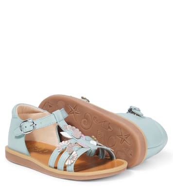 Sandalen Poppy aus Leder | Pom d'Api