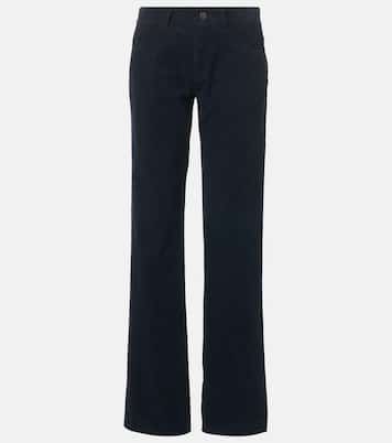 Pantaloni slim Carlyl in velluto di cotone a coste | The Row