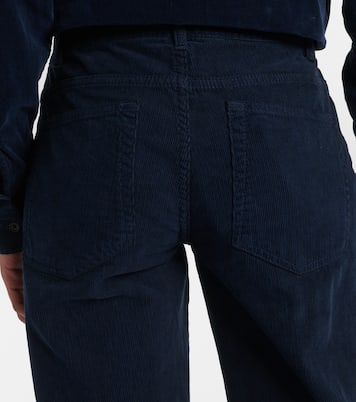 Pantaloni slim Carlyl in velluto di cotone a coste | The Row