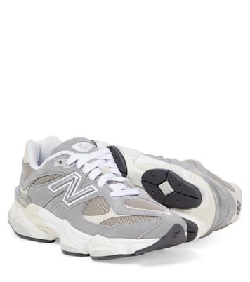 9060 leather-trimmed sneakers | New Balance Kids