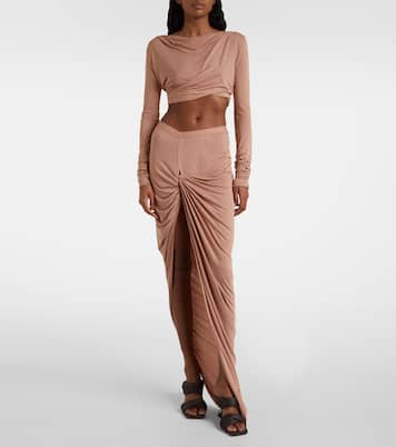 Top cropped Jade in jersey | Rick Owens