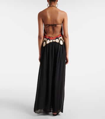 Alicia silk georgette crêpe gown | Isabel Marant