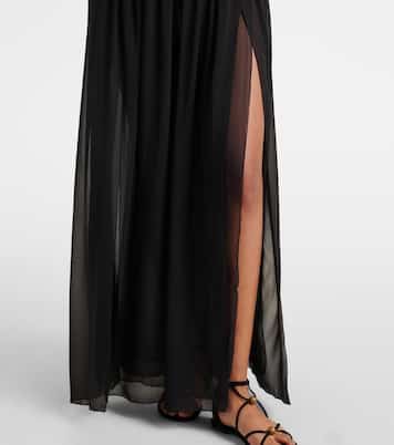 Alicia silk georgette crêpe gown | Isabel Marant