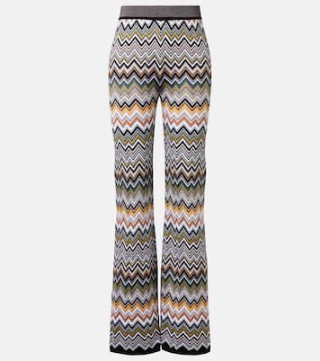 Zigzag high-rise flared pants | Missoni