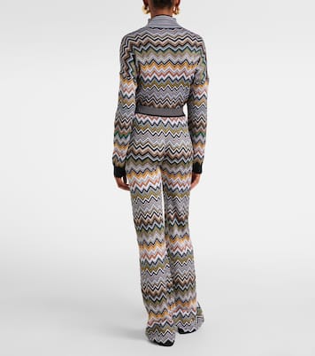 Zigzag high-rise flared pants | Missoni