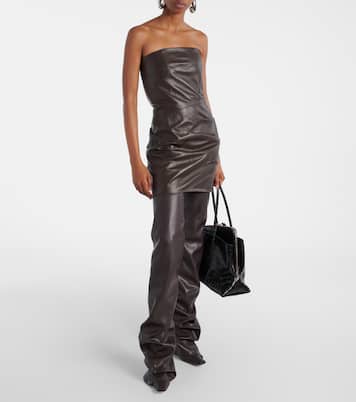 Minikleid aus Leder | The Attico