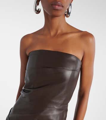 Minikleid aus Leder | The Attico