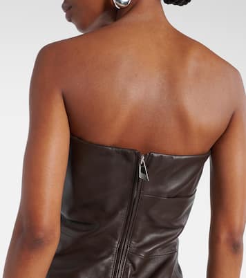 Minikleid aus Leder | The Attico