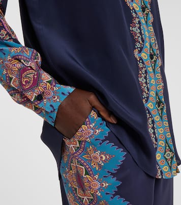Printed silk crêpe de chine shirt | Etro