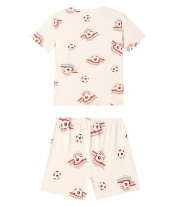 Cotton-blend T-shirt and shorts set  | Konges Sløjd