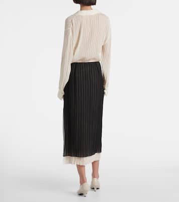 Striped midi skirt | Vince
