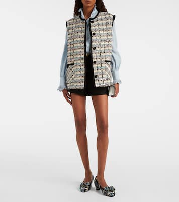 Salones Bowow 45 de tweed con lazo | Valentino Garavani