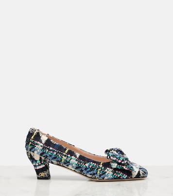 Salones Bowow 45 de tweed con lazo | Valentino Garavani