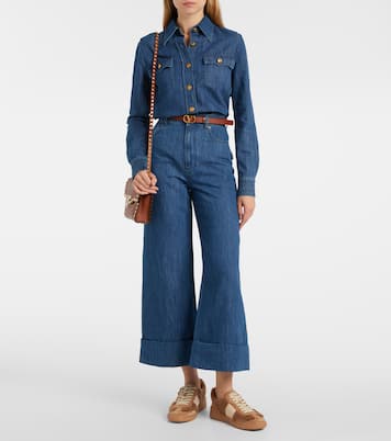 Baskets Upvillage en daim et fourrure synthétique | Valentino Garavani