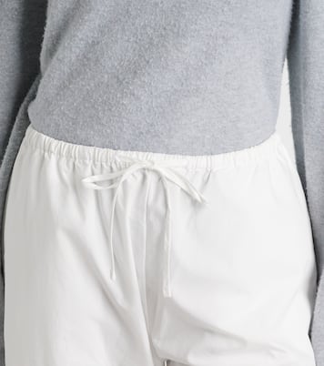 Kyoto cotton barrel-leg pants | Leset