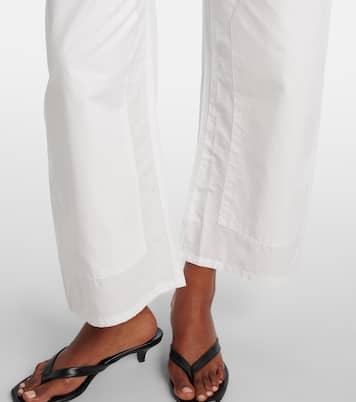 Kyoto cotton barrel-leg pants | Leset