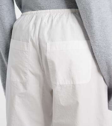 Kyoto cotton barrel-leg pants | Leset