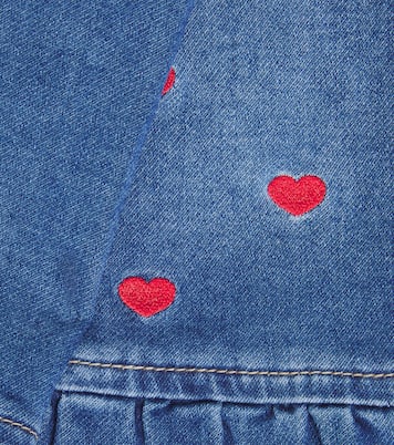 x Disney® Baby embroidered straight jeans | Monnalisa
