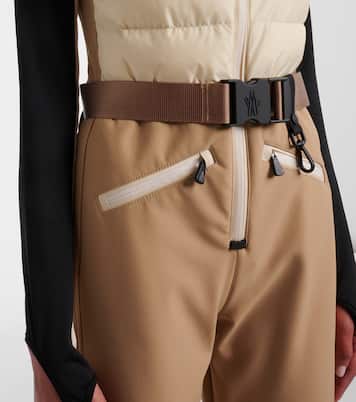 Belted ski suit | Moncler Grenoble
