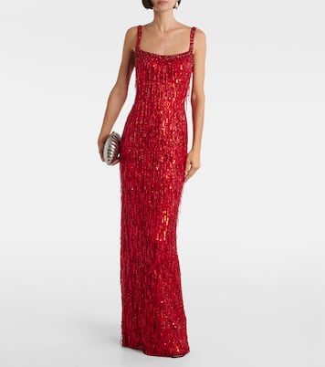 Fleur sequined gown | Jenny Packham