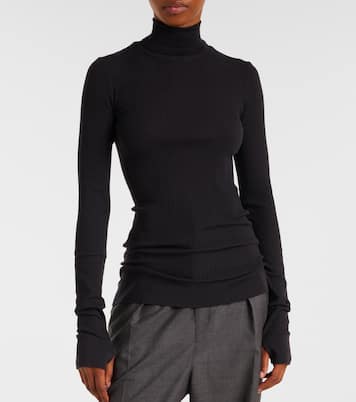 Wool turtleneck top | Lemaire