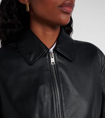 Coale leather bomber jacket | Ralph Lauren Collection