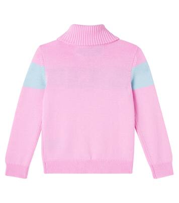 Intarsia wool turtleneck sweater | Perfect Moment Kids